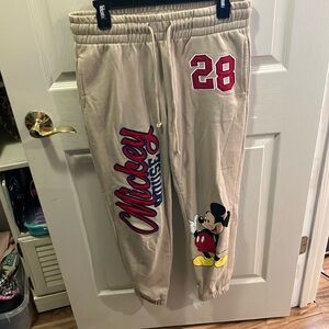 Mickey Mouse Women’s Joggers - Beige